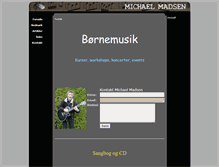 Tablet Screenshot of michaelmadsen.dk